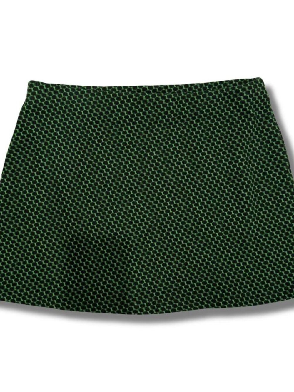 Zara Green & Black Mini Skirt Size Medium